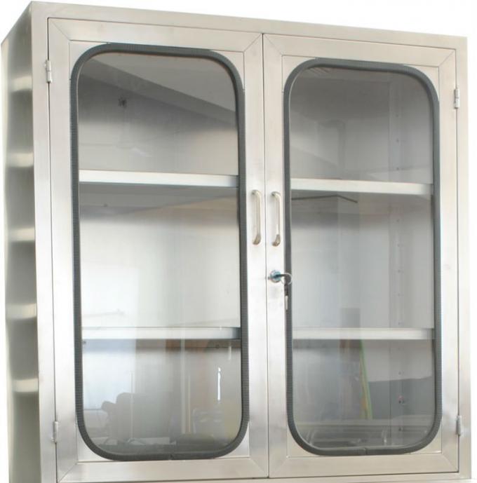 Hospital Stainless Steel Medical Cabinet Wardrobe Cabinet With
