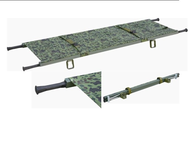 Military Canvas Stretcher Emergency Folding Stretcher Waterproof Rescue Stretcher ALSSA105