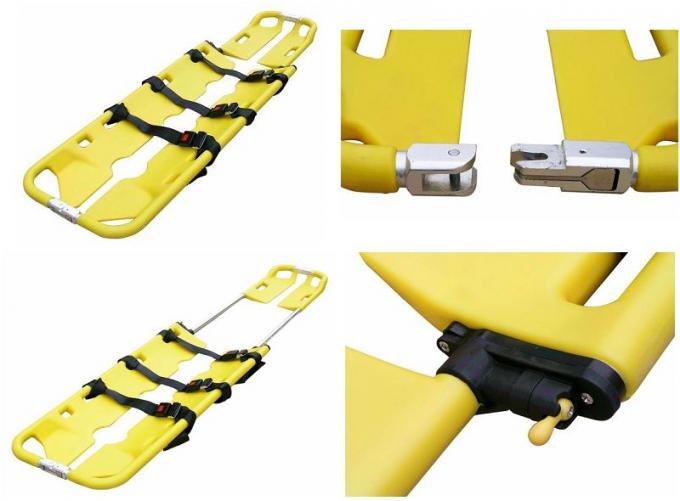 XRay Translucent Plastic Scoop Stretcher Medical Emergency Folding