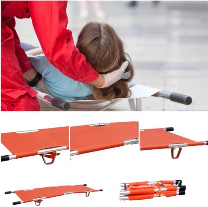 Medical Emergency Rescue 2 Folding Stretcher Collapsible Ambulance