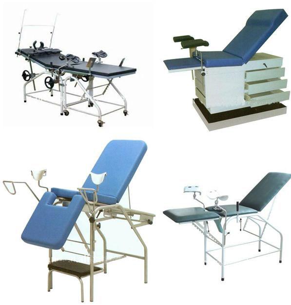 Back Adjustable Stainless Steel Gynaecological Examnination Operating ...