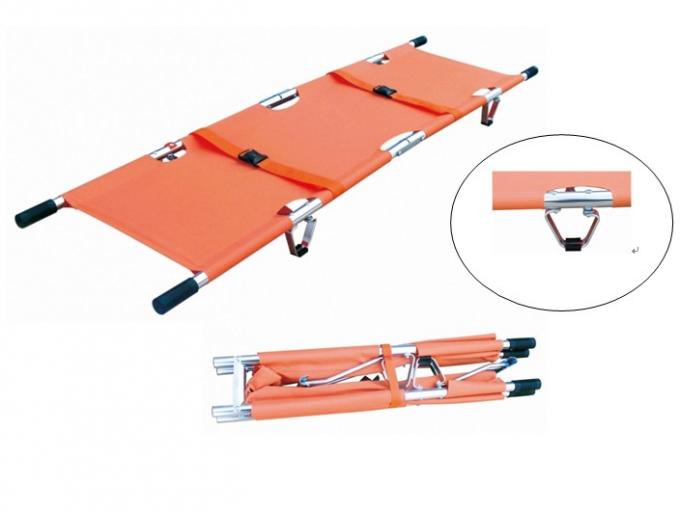 CE ISO Aluminum Alloy Rescue Folding Stretcher Medical Emergency Stretcher (ALS-SA110) 0
