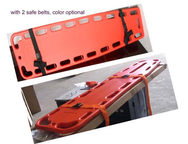 PE Plastic Floating Spine Board Stretcher Xray Translucent Marine