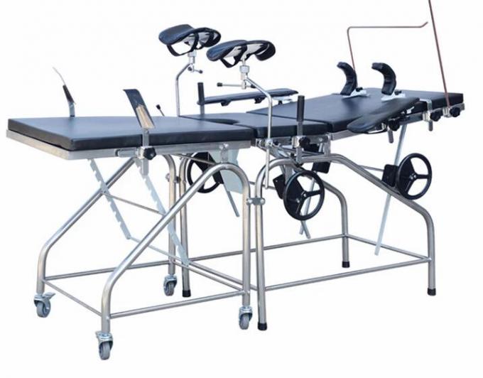 Hydraulic Manual Gynecology Obstetric Delivery Bed , Multifunction