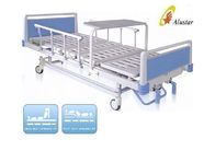 2 Crank Medical Hospital Beds Square Abs Headboard Overbed Table (ALS-M215)