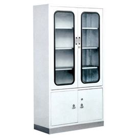 Steel Or Iron Hospital Bedside Cabinet Wardrobe Cabinet With Locks ( ALS - CA006)