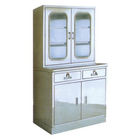 Steel Or Iron Hospital Bedside Cabinet Wardrobe Cabinet With Locks ( ALS - CA006)