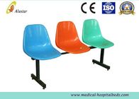 Colored Plastic Medical Treat Waiting Chair Hospital Furniture Chairs With Steel Leg (ALS-C012)