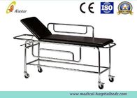 Patient Emergency Stainless Steel Stretcher Trolley For Ambulance With Backrest Raising (ALS-ST002b)