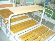 Wooden Batten Surface medical Hospital Beds With Plastic Bowls Base (ALS-M248)