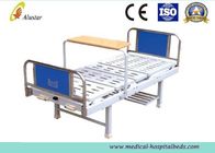 Stainless Steel Medical Hospital Beds Without Guardrail Double Crank Ward Bed (ALS-M246)