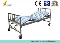Stainless Steel Double Cranks Medical Hospital Beds Without Handrail (ALS-M240)