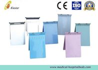 Colorful Stainless Steel / ABS A4 Size Medical Chart Holder Hospital Bed Accessories (ALS-A08)