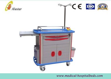 ABS Nursing Medical Trolleys , Emergency Medicine Cart With Optiona CPR Board ( ALS-MT118)