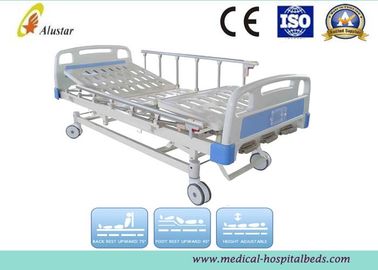 Foldway Aluminum Guardrail Medical Manual Crank Bed Hospital Furniture (ALS-M309)