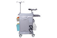 Luxury Patent Medical Trolley ABS Plastic Cart Hospital Emergency Functional Trolley  (ALS-ET001)
