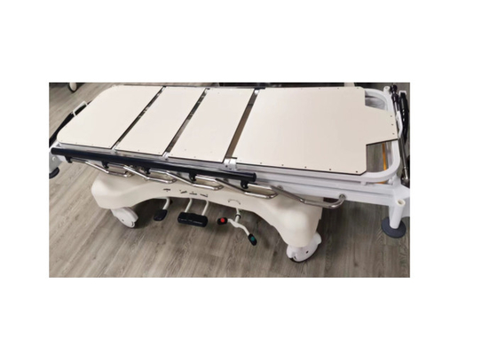 Full Length Stretcher Trolley ISO13485 With X Ray Radiolucent Backrest