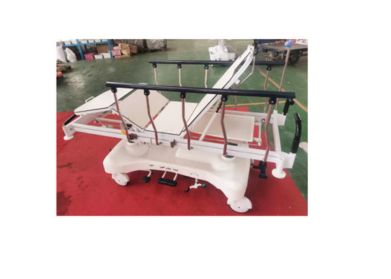 Foldable Patient Transfer Stretcher Trolley Radiolucent 250kg Hydraulic