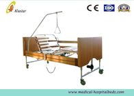Five Functions Electric Wooden Medical Hospital Beds / Home Care Bed by Cold Roll Sheet (ALS-HE001)