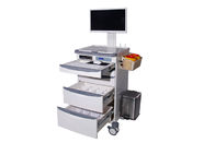 Hospital Mobile Laptop Crash Cart Medical Furniture Trolley With Drawers  (ALS-WT05)