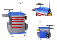 Heavy Duty Medical Trolley With 3 Drawers And 4 Wheels