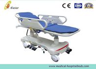 Patient Monitor Stretcher Trolley With PU Wheels Adjustable Backrest