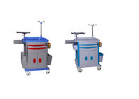 Customized White Hospital Mobile Cart Trolley Easy To Clean