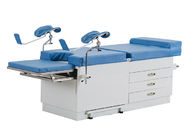 Powder Coated Steel Gynecological Portable Examination Couch Hospital Bed Table With Drawer