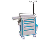 Medical Trolley Luxury ABS Emergency Crash Cart With Five Drawers (ALS-MT119)