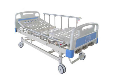 Foldway Aluminum Guardrail Medical Manual Crank Bed Hospital Furniture (ALS-M309)