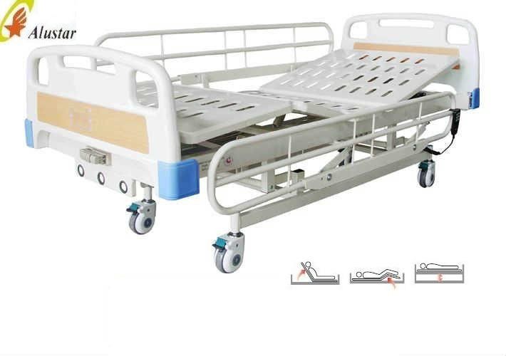 Steel Guardrail 3 Function Hospital Electric Beds with Manual Crank (ALS-E313)