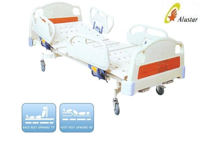 High Quality Luxuary Abs Material 2 Crank Medical Hospital Beds (ALS-M216)