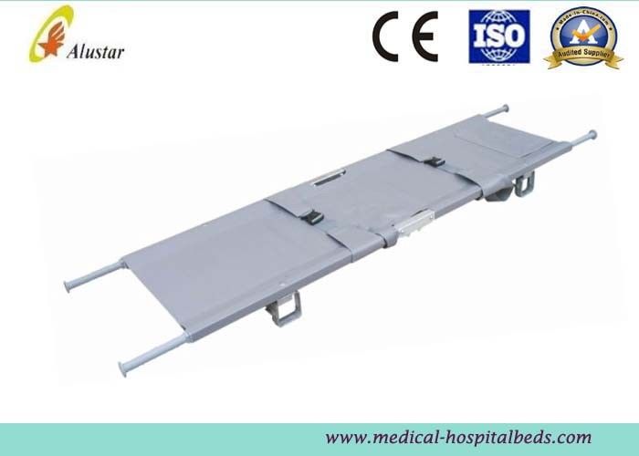 Aluminum PU Surface Medical Emergency Folding Strether, Patients Rescue Stretcher ALS-SA118