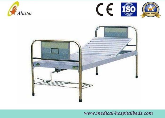 Durable Stainless Steel Hand Control Medical Hospital Beds Single Crank Bed (ALS-M114)