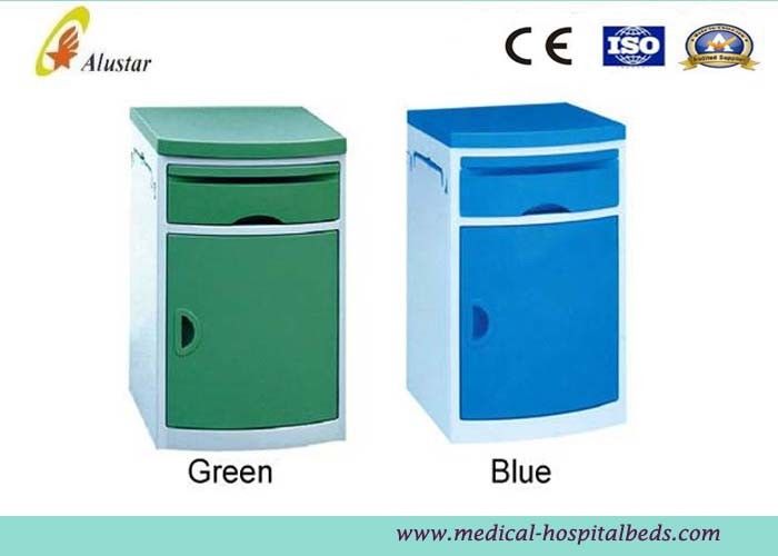 ABS Plastic Hospital Bedside Locker / Medical Locker Hospital Furniture