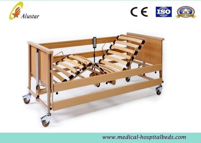 Luxury Electric Medical Hospital Beds / Five-Function Home Care Bed by Solid Wood (ALS-HE004)