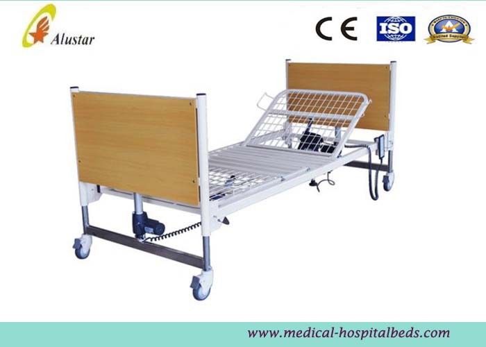 Simple Electric Medical Hospital Beds / Home Care Bed Linak Motor With Mattress (ALS-HE005)