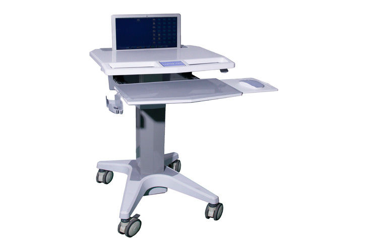ABS Hospital Furniture Workstation Notebook Mobile Medical Computer Trolley (ALS-WT01)