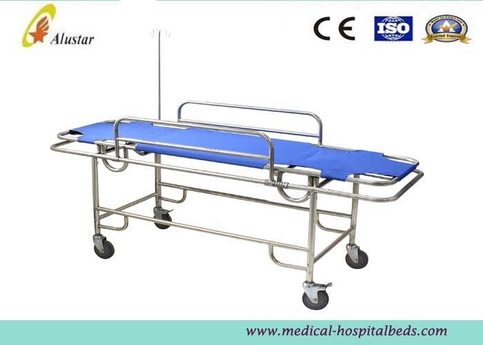 Hospital Ambulance Stretcher Trolley With Four Wheels For Trasnfering Patient ALS-S017B