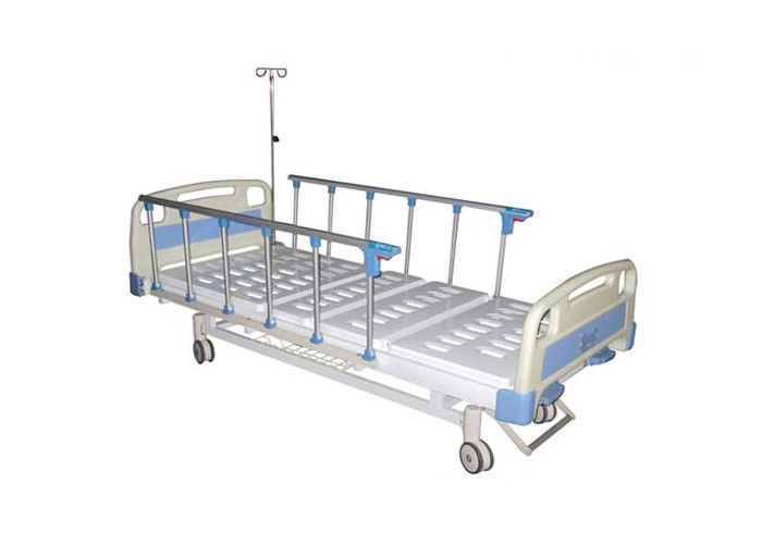 Double Crank Medical Hospital Furniture Nursing Bed With Control Wheels (ALS-M203)