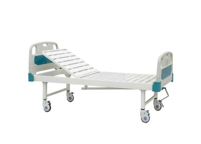 1 Crank Medical Manual Hospital Beds With One Funtion Lock Castors (ALS-M104)
