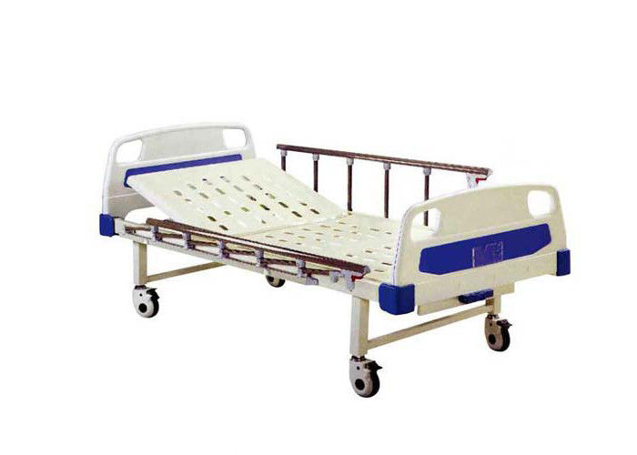 ABS Head Single Crank Bed Surface Medical Hospital Beds Aluminum Railing (ALS-M101)