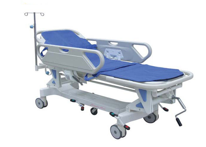 Stainless Steel ABS Emergency Ambulance Stretcher Trolley For Hospital Patient Transfer (ALS-ST004)