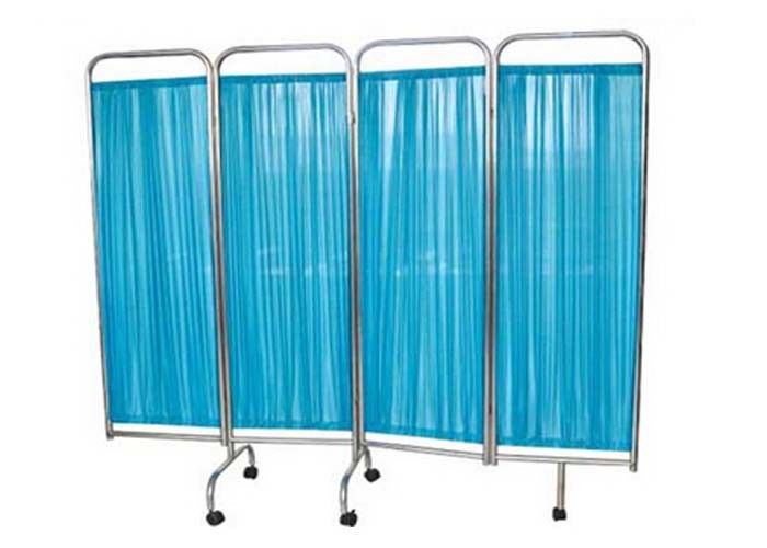 Stainless Steel 4 Panel Hospital Privacy Screen, Ward Room Hospital Folding Screen (ALS-WS01)